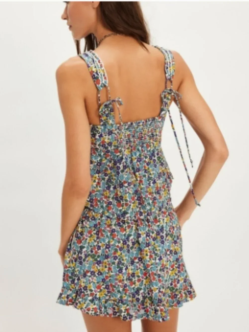 NWT Free People Ellia Printed Set in Primary Combo - Picture 2 of 4